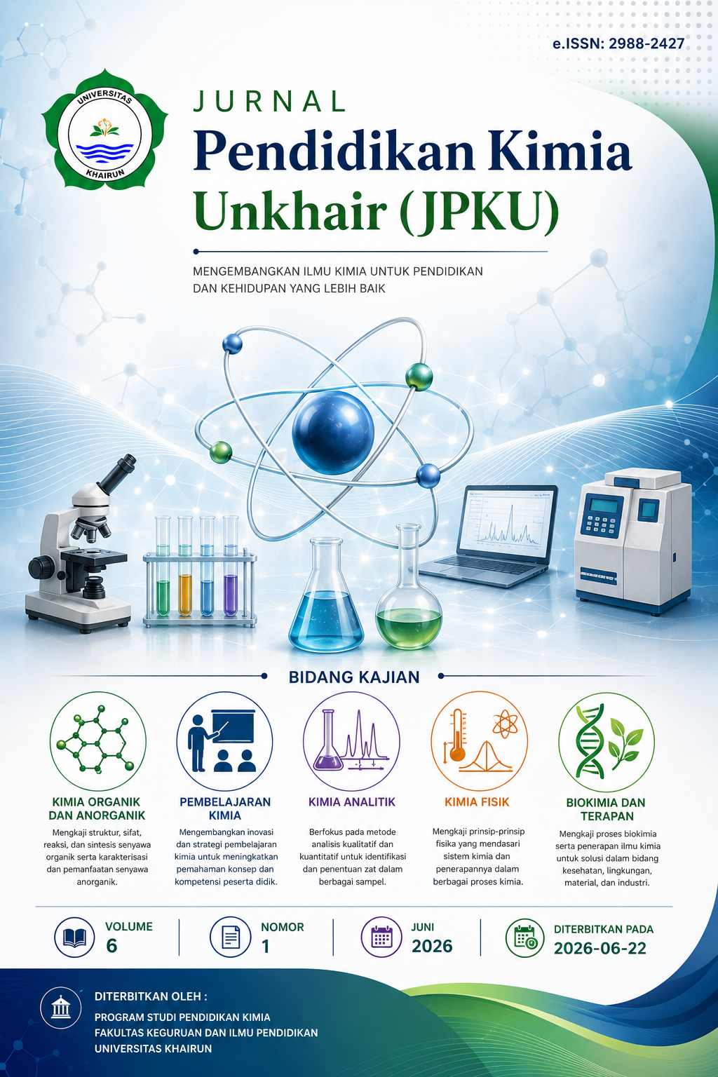 					Lihat Vol 6 No 1 (2026): Jurnal Pendidikan Kimia Unkhair
				